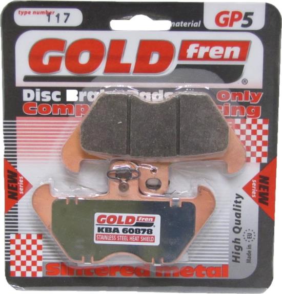 Picture of Goldfren GP5-117, VD941, VD959, FA170, FA246, FA407, FDB605, SBS664 Disc Pads (Pair)