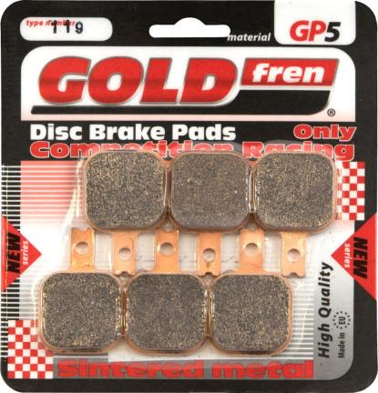 Picture of Goldfren GP5-119, FA175 Disc Pads (Per 6)