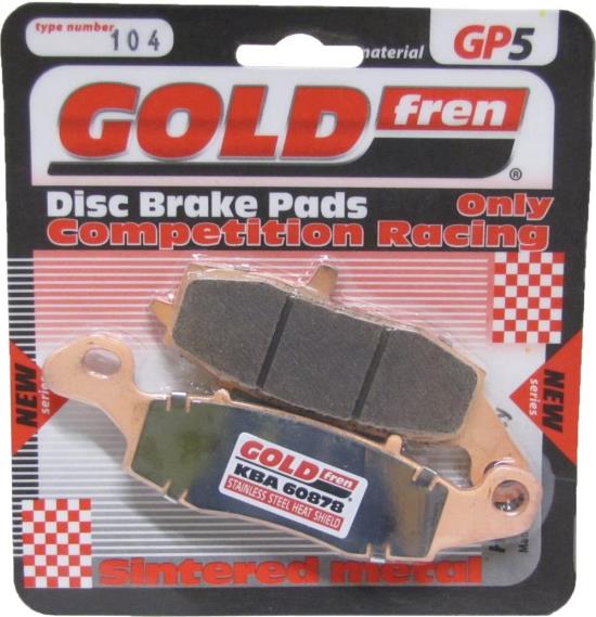 Picture of Goldfren GP5-104, FA229, VD435, SBS705, FDB2048, DP322 Disc Pads (Pair)