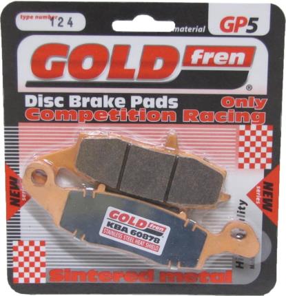 Picture of Goldfren GP5-124, VD435, FA231, FA259, FDB2049, SBS704 Disc Pads (Pair)