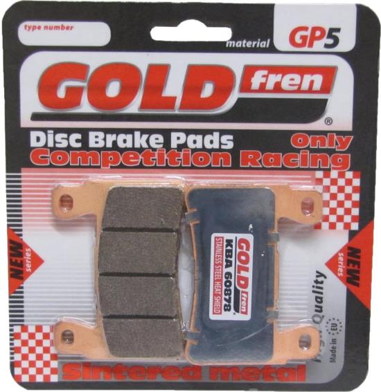 Picture of Goldfren GP5-279 as fitted to Harley Davidson XR1200 08 Fro Disc Pads (Pair)