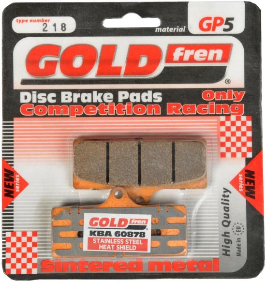 Picture of Goldfren GP5-218, FA315, Lockhe ed 4 Piston Caliper CP4488 Disc Pads (Pair)