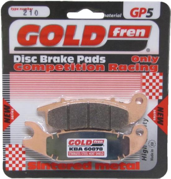 Picture of Goldfren GP5-210, FA375, FDB2169 Disc Pads (Pair)