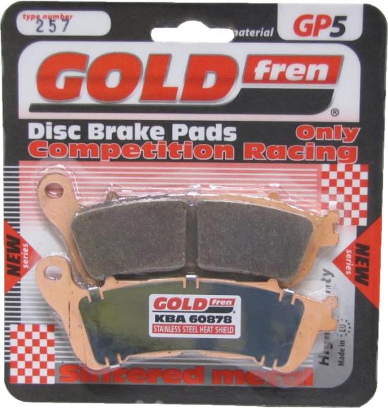 Picture of Goldfren GP5-257, FA388, VD172, FDB2196, DP954 Disc Pads (Pair)