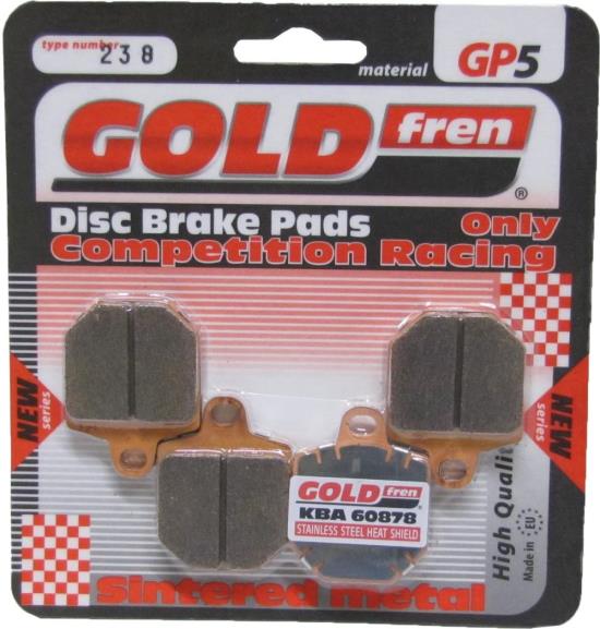 Picture of Goldfren GP5-238, FA433 Magura 4 Piston Radial Caliper Disc Pads (Pair)