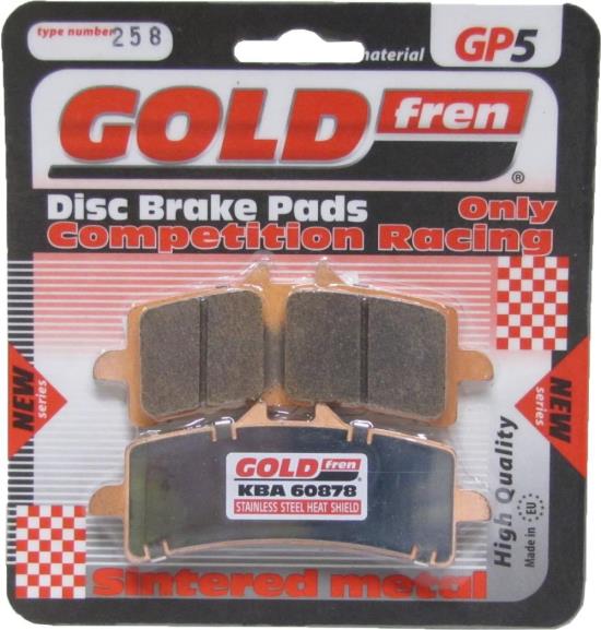 Picture of Goldfren GP5-258, FA447, SBS841, DP978 Disc Pads (Pair)