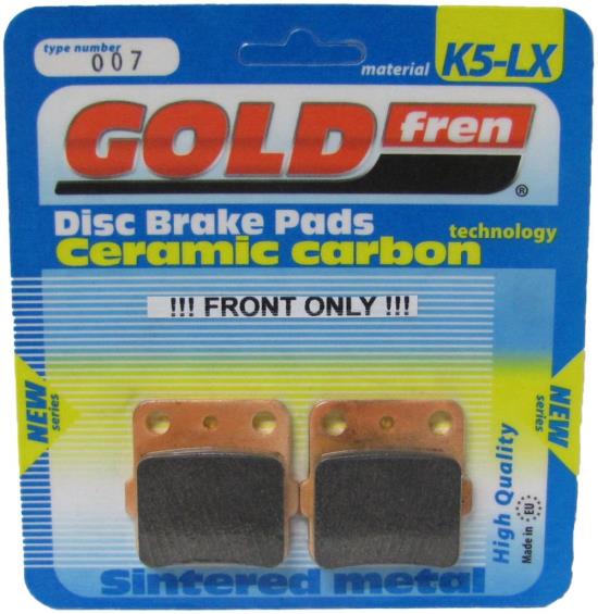 Picture of Goldfren K5-LX144, VD120, VD333, FA54, FDB020, SBS536 Disc Pads (Pair)