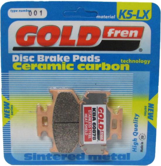 Picture of Goldfren K5-LX001, VD432, FA152, FDB659, SBS632 Disc Pads (Pair)