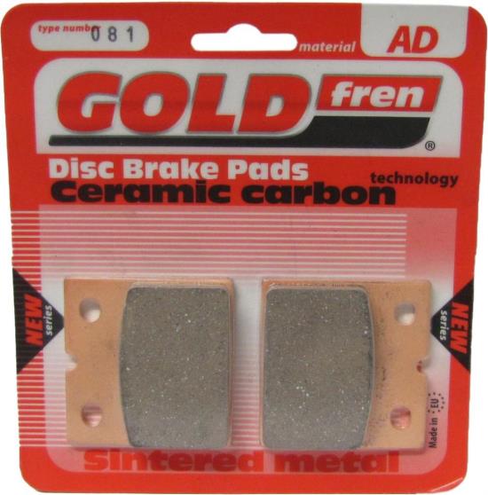 Picture of Brake Disc Pads Front L/H Goldfren for 1977 Moto Guzzi 850 T3