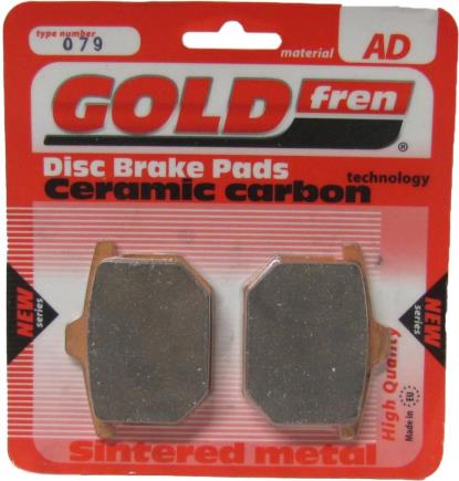 Picture of Brake Disc Pads Front L/H Goldfren for 1975 Honda GL 1000 K0 Gold Wing