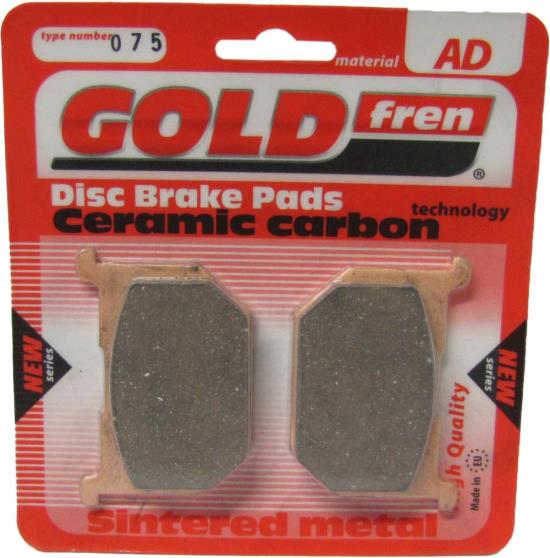 Picture of Brake Disc Pads Front L/H Goldfren for 1980 Suzuki GS 1000 GT (Shaft Drive) (8 Valve) (Alloy Wheels)