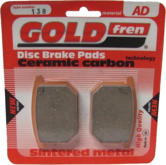 Picture of Brake Disc Pads Front L/H Goldfren for 1980 Suzuki GS 550 ET