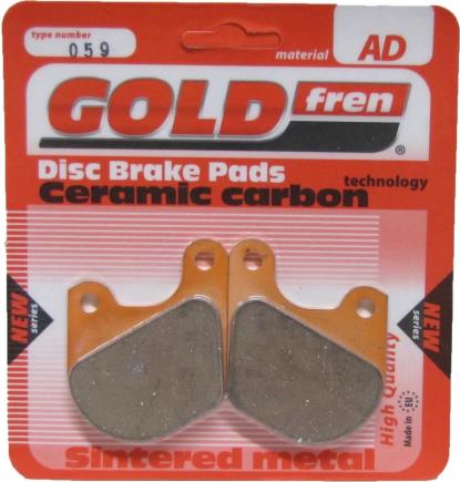 Picture of Brake Disc Pads Front L/H Goldfren for 1979 H/Davidson XLCH 1000 Sportster