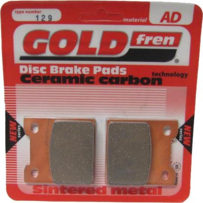 Picture of Goldfren AD129, VD350, FA222, FDB2058, SBS701 Disc Pads (Pair)