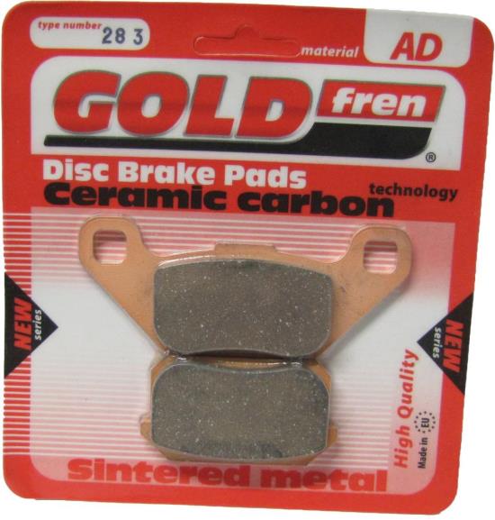 Picture of Goldfren AD283, FA431 as fiited to Adly, CPI, PGO 250 Quad Rear Disc Pads (Pair)