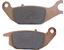 Picture of Brake Disc Pads Rear R/H Goldfren for 2003 Honda XL 125 V3 Varadero