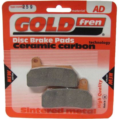 Picture of Goldfren AD259 as fitted to KTM front racing caliper Disc Pads (Pair)