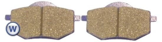 Picture of Brake Disc Pads Front R/H Kyoto for 1988 Yamaha XV 535 Virago (3BT1)