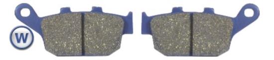 Picture of Brake Disc Pads Rear R/H Kyoto for 2009 Honda VTR 250 -9 (Generation II)