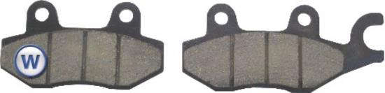 Picture of Brake Disc Pads Rear R/H Kyoto for 2009 Jonway YY 125 T-3 Shark (4T)