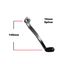Picture of Gear Change Lever Pedal Honda, Kawasaki, Yamaha 5' Chrome Straig