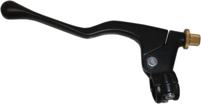 Picture of Handlebar Lever Assembly Left Hand Black No Mirror Boss
