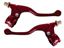 Picture of Lever Assembly Anodised Red No Mirror Boss (Pair)
