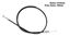 Picture of Choke Cable Yamaha T50 1986-1989,T80 1983-1995 Townmate