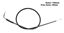 Picture of Choke Cable for 2007 Yamaha XT 125 X (13D2/13D4)