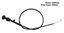 Picture of Choke Cable Yamaha FJ1200 1986-1995 (with fixed pull choke)