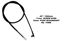 Picture of Speedo Cable Honda as 455790, 455110, 455925 & 455799 but 41"
