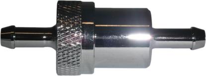 Picture of Fuel Filter 7mm Anodised Aluminium Silver