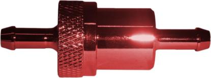 Picture of Fuel Filter 7mm Anodised Aluminium Red