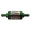 Picture of Fuel Filter 7mm Anodised Aluminium Green Glass Centre
