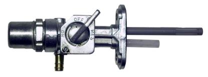Picture of Fuel/Petrol Fuel Tap 34mm with side outlet & long body, On-Off & Res