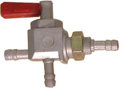 Picture of Fuel/Petrol Fuel Tap In-Line 6mm with 2 x 26mm outlets