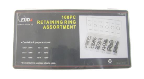 Picture of Circlips Internal Metric 100pc Assortment (Kit)