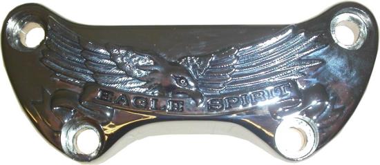 Picture of Handlebar Clamp Harley with Eagle Spirit Banner