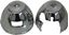 Picture of Speedo & Tacho Bottom Clock Covers Chrome Kawasaki Z650, Z900 (Pair)