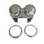 Picture of Speedo & Tacho Clock Cover Chrome Honda CB400 (Big 1) 93-99 (Pair)