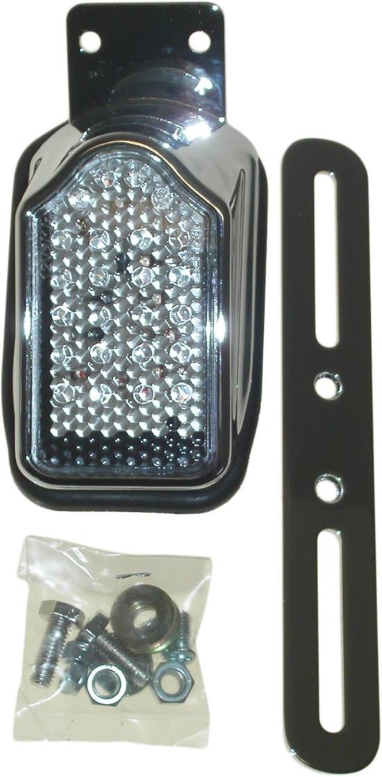 Picture of Taillight Complete Mini Tombstone with LED White & Red Lens