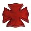 Picture of Tailight Lens Fire Maltese Cross with Red Lens
