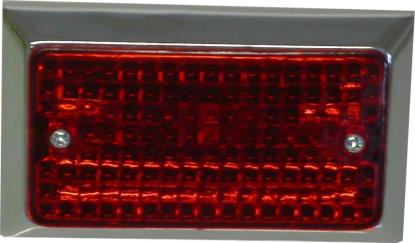 Picture of Marker, Bumper Light Red Lens Flat Rectangle Type