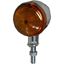 Picture of Bullet Indicator Light Chrome with Amber Lens & 1' Stem & No Rim