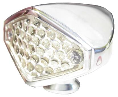 Picture of Marker Light Diamond Design with Clear Lens & White LED