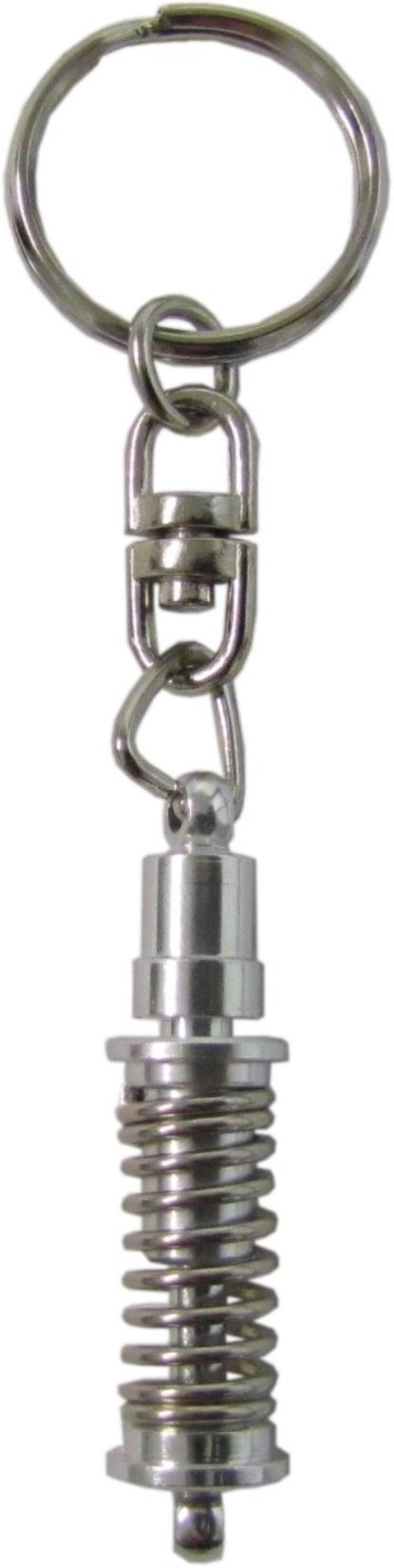 Picture of Key Ring Shock Style Chrome