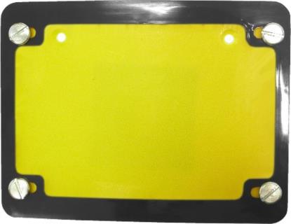 Picture of Number Plate Surround 6 Digit Chrome