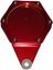 Picture of Licence Tax Disc Holder Service Hexagon Red 6 Studs