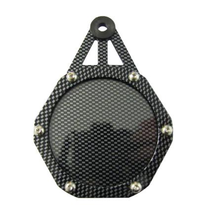Picture of Tax Disc Holder Hexagon Slimline Carbon Look including Rim