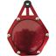 Picture of Tax Disc Holder Hexagon Slimline Carbon Look & Red Rim
